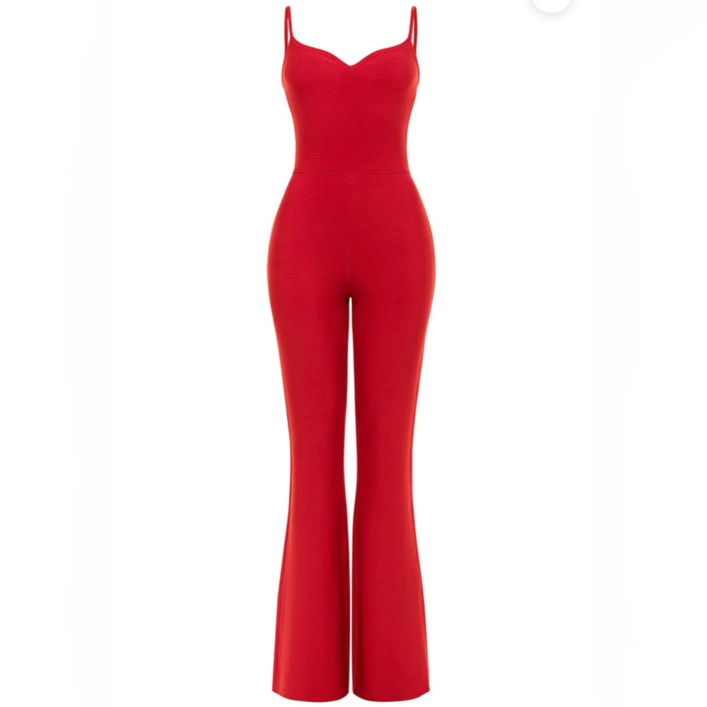 EMILIA JUMPSUIT (Red)
Bandage Sculpting Bodice